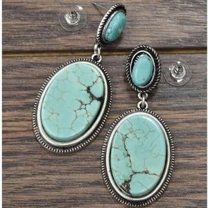 Turquoise Boho Earrings